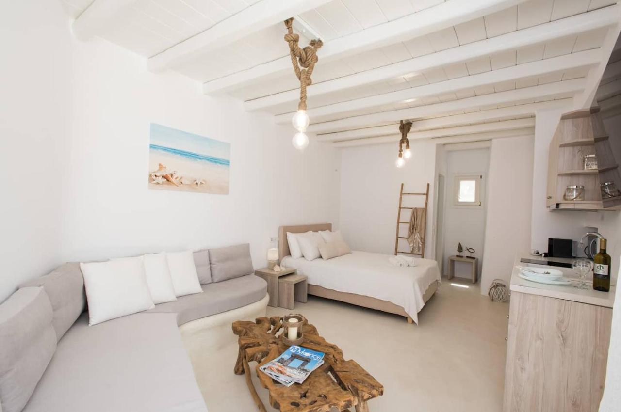 Houlakia Gorgeous Studio In Cycladic Architecture Overlooking The Aegean公寓 外观 照片