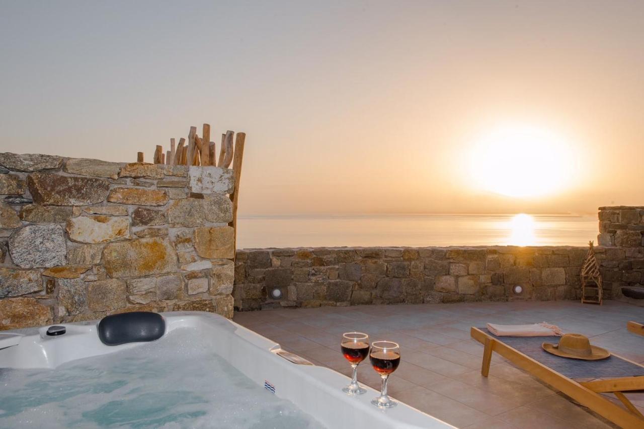 Houlakia Gorgeous Studio In Cycladic Architecture Overlooking The Aegean公寓 外观 照片