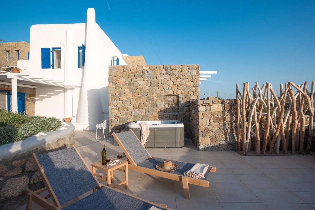 Houlakia Gorgeous Studio In Cycladic Architecture Overlooking The Aegean公寓 外观 照片
