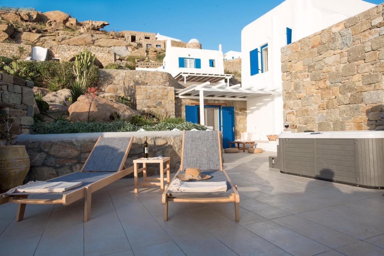 Houlakia Gorgeous Studio In Cycladic Architecture Overlooking The Aegean公寓 外观 照片