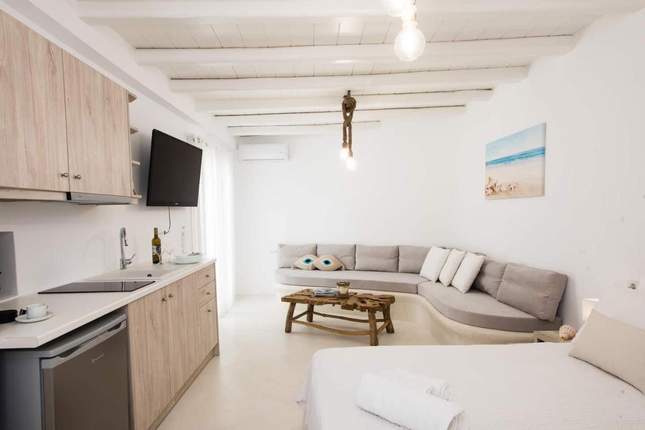 Houlakia Gorgeous Studio In Cycladic Architecture Overlooking The Aegean公寓 外观 照片