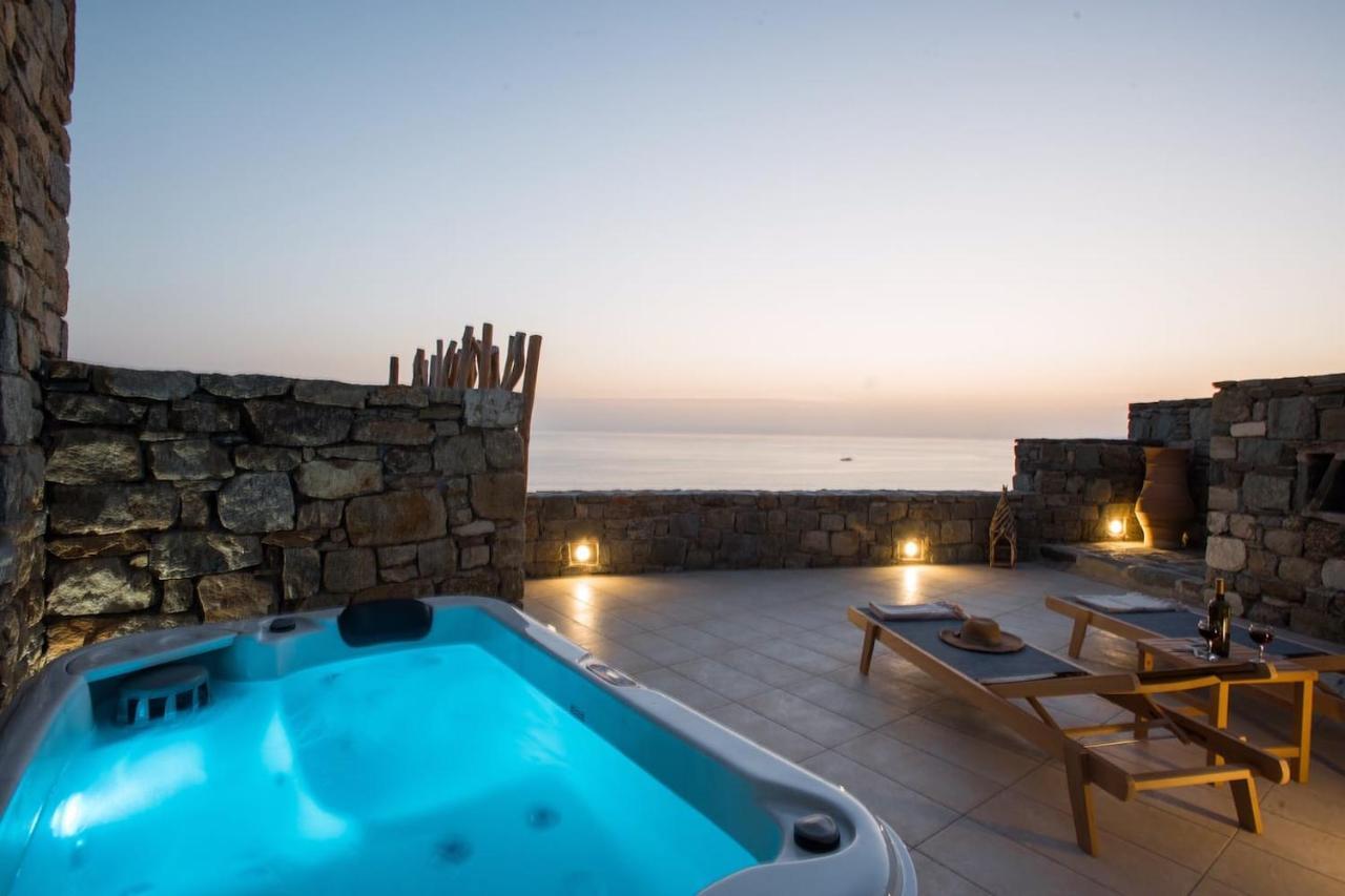 Houlakia Gorgeous Studio In Cycladic Architecture Overlooking The Aegean公寓 外观 照片